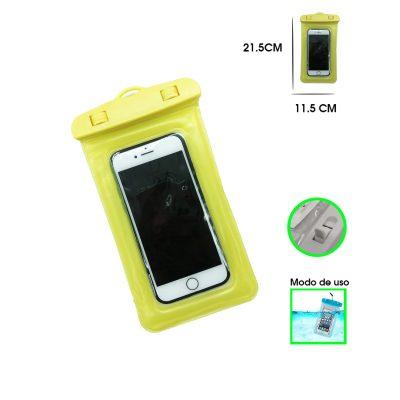 BOLSA RESISTENTE AL AGUA MULTIUSOS 17.5X10CM AMARILLO