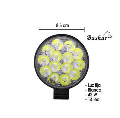 NEBLINERA LED REDONDA JR-MINI-42W 8.5X2.2CM WHITE