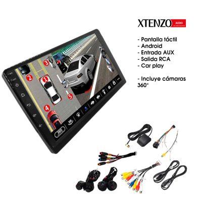 RADIO P/CARRO 9" CON CAMARAS 360 ANDROID XTENSO