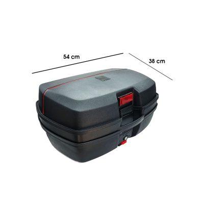 BAUL P/MOTO 45 LITROS NEGRO
