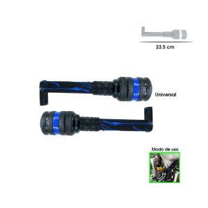 DEFENSA P/MOTO UNIVERSAL AZUL  2PCS HEPHAESTUS
