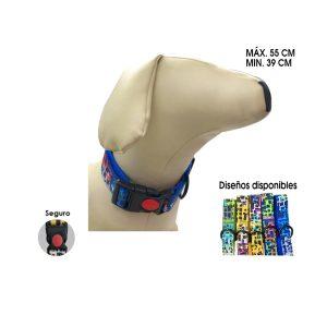 COLLAR P/PERRO C/SEGURO GRANDE 39-55CM  DN127