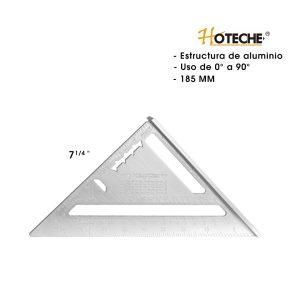 ESCUADRA DE ALUMINIO 185MM HOTECHE