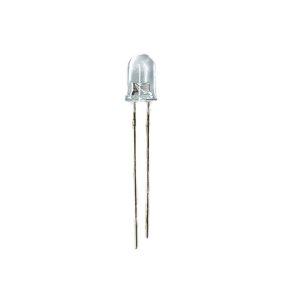 BOMBILLO LED CLEAR ROJO 5MM LED5CR