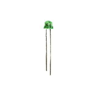 BOMBILLO LED 5MM VERDE SOMBRERO 2200MCD TMC