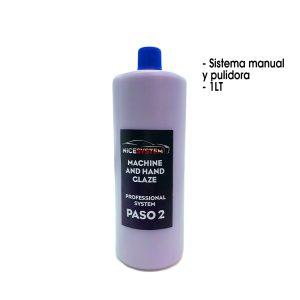 CERA PRORESIONAL P/LUSTRAR NICE SYSTEM MANUAL Y PULIDORA  PASO 2 1 LITRO