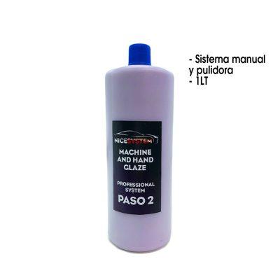 CERA PRORESIONAL P/LUSTRAR NICE SYSTEM MANUAL Y PULIDORA  PASO 2 1 LITRO