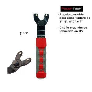LLAVE P/ ESMERILADORA P/ 4, 5, 6, 7, 9" POWERTECH