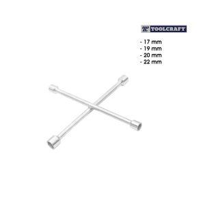LLAVE DE CHUCHOS EN CRUZ 13/16  3/4  7/8  17MM 18 PLG