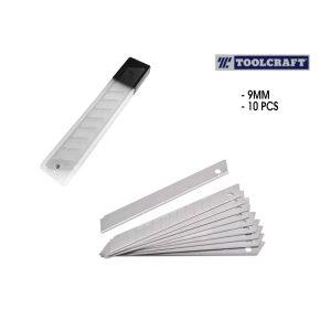 CUCHILLAS DE REPUESTO 9MM (10 PCS) TOOLCRAFT