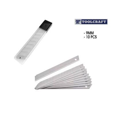 CUCHILLAS DE REPUESTO 9MM (10 PCS) TOOLCRAFT