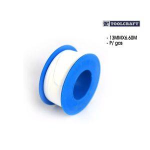 CINTA DE TEFLON P/GAS 13MMX6.60M TOOLCRAFT