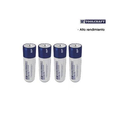 BATERIA  ALCALINA  AAA BLISTER 4PCS