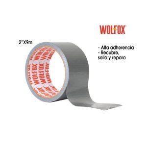 CINTA P/DUCTO 2 PULGADAS X 9 METROS WOLFOX