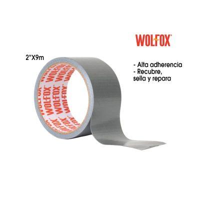 CINTA P/DUCTO 2 PULGADAS X 9 METROS WOLFOX