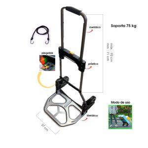 TROCKET PLEGABLE 70KG QK-XL870