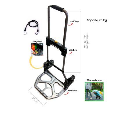 TROCKET PLEGABLE 70KG QK-XL870