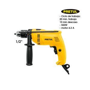 ROTOMARTILLO DE 1/2 550W PRETUL