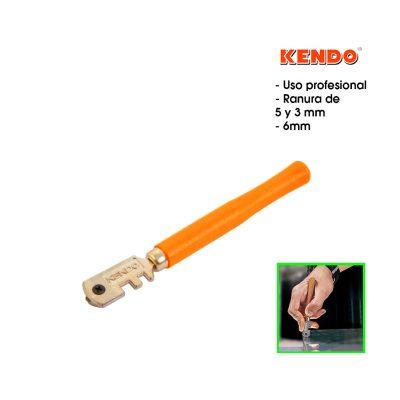 CORTAVIDRIO KENDO MANGO MADERA 6MM