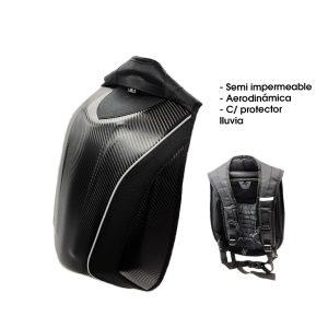 MOCHILA AERODINAMICA RESISTENTE AL AGUA