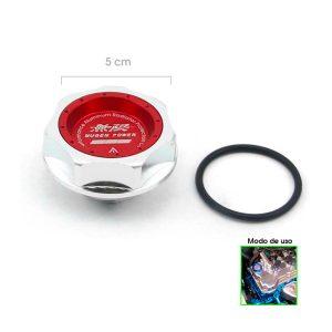 TAPON DE ACEITE MUGEN ROJO