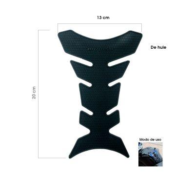 STICKER CAUCHO P/TANQUE DE MOTO NEGRO JW2203