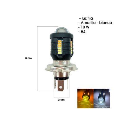 BOMBILLO LED H4 12-80V 10W DUAL COLOR CBL-A0342-H4