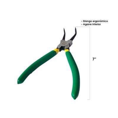 PINZA DE SEGURIDAD 7 INTERIOR CURVA TQ-Z-8