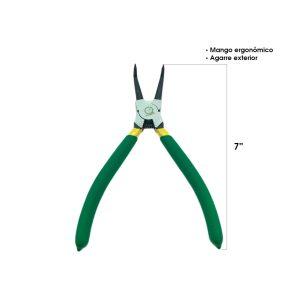 PINZA DE SEGURIDAD 7 EXTERIOR RECTA TQ-Z-8