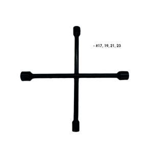 LLAVE DE CHUCHOS EN CRUZ NEGRA 17X19X21X23 MM14 PLG TQ-Z-10