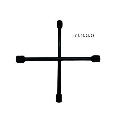 LLAVE DE CHUCHOS EN CRUZ NEGRA 17X19X21X23 MM14 PLG TQ-Z-10