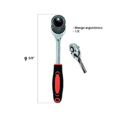 MANERAL C/RATCHET 1/2 MANGO ERGONOMICO TQ-Z-12
