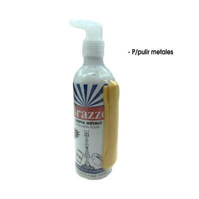 PULIDOR DE METALES BRAZZO 8 ONZAS C/PAÑO
