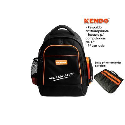 MOCHILA PARA HERRAMIENTAS KENDO 15 KILOS 17"