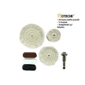 KIT DE PULIDO MOPAS C/ PASTAS 7PCS  HOTECHE