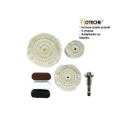 KIT DE PULIDO MOPAS C/ PASTAS 7PCS  HOTECHE