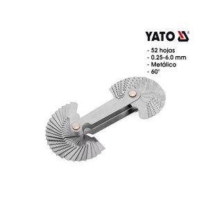 CALIBRADOR DE PASO DE ROSCA 52PCS 4-62 YATO