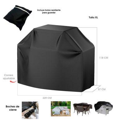 COBERTOR MULTISUSO XL 183X111X57CM OXFORD Y PU HQ432701-XL