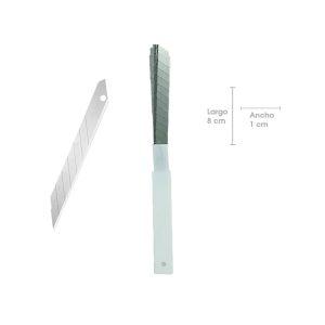CUCHILLAS DE REPUESTO 9MM 0.4MM  (10 PCS)  ACE-304328J