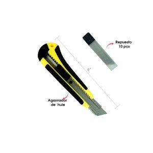 CUCHILLA CORTA CARTON 18MM C/REPUESTOS  ACE-304136C8