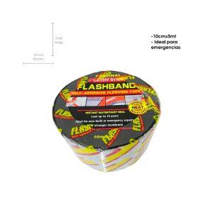 CINTA TAPAGOTERA FLASBAND 10CM X 5 MTS 4183-20