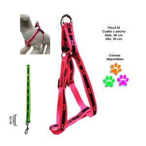 ARNES Y CORREA P/MASCOTA CORREA 1X85CM ARNES 1X39-49CM 70-10A