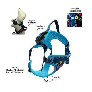 ARNES P/PERRO LARGE ESTAMPADO PECTORALIS -L 70-12
