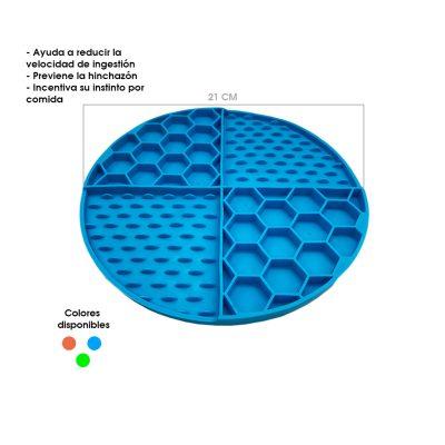 PLATO P/MASCOTA  ANTIANSIEDAD CIRCULAR SILICON 70-27B