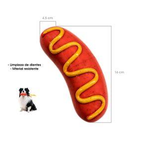 JUGUETE P/MASCOTA SALCHICHA 15CM 70-39