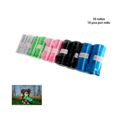 BOLSITA P/POPIS 10 ROLLOS 15 CADA UNO VARIOS COLORES 70-40