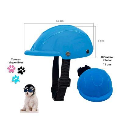 CASCO PLASTICO P/MASCOTA SMALL13 CM COLORES SURTIDOS 70-43B