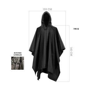 CAPA P/LLUVIA TIPO PONCHO P/ADULTO 15MM GROSOR 190 GRAMOS LW-33895