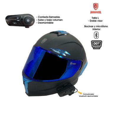 CASCO P/MOTO INTEGRAL DOBLE VISOR SPARTA ZAFIRLO L