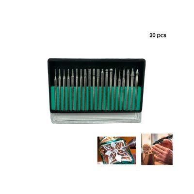 FRESAS PARA VIDRIO 20 PCS ACE-201303